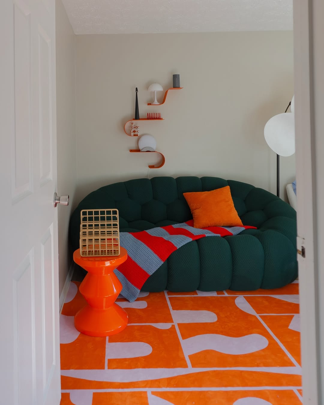 Abstract Patchwork Rug by Becca Franks