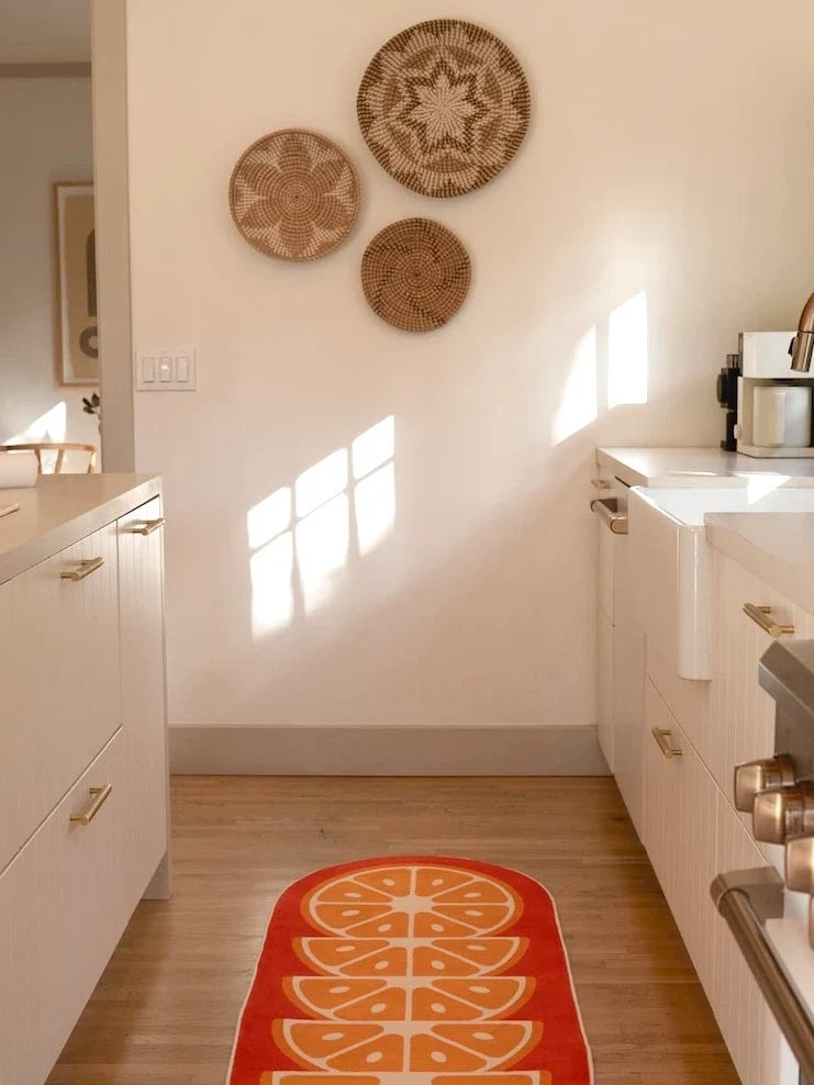 Modern Orange Rug by Johann Banta