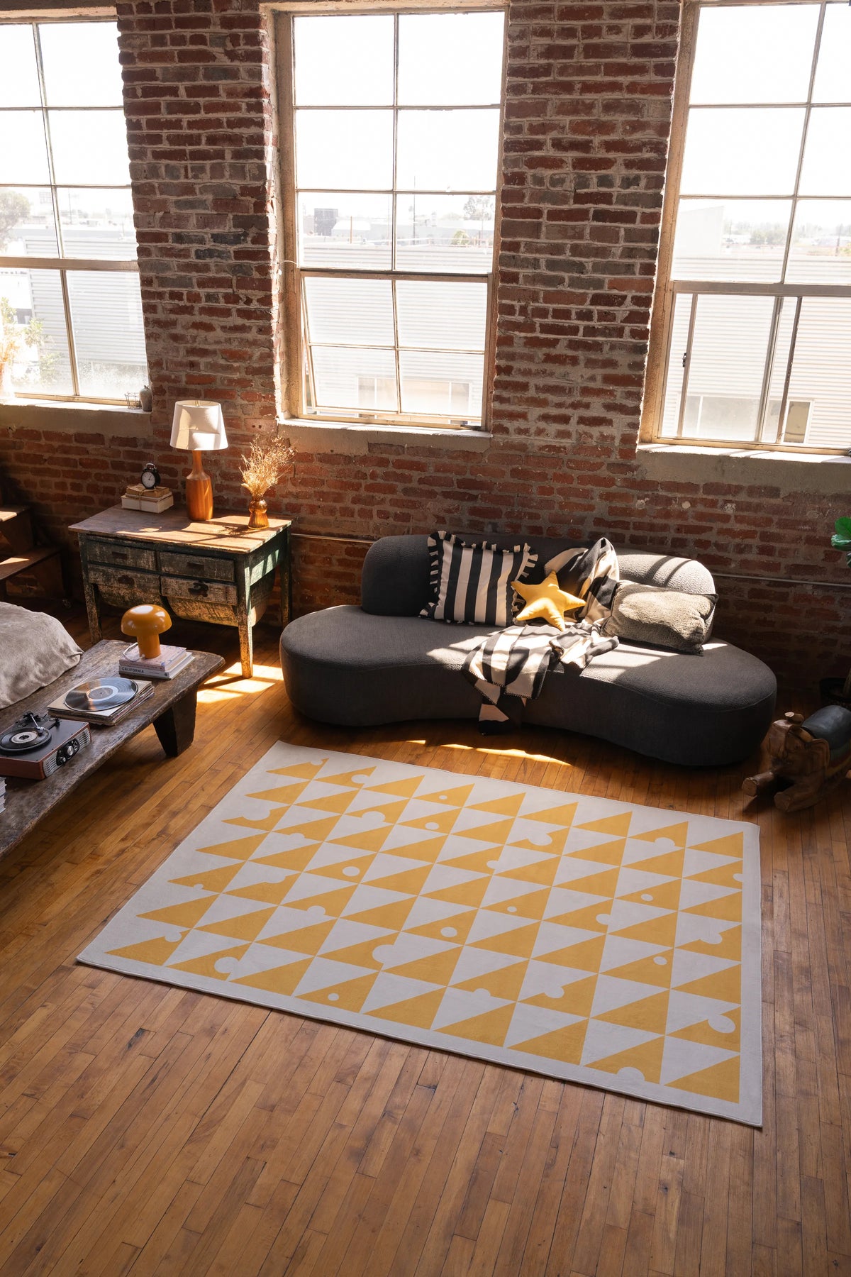 Triangle Dance Rug by Becca Franks