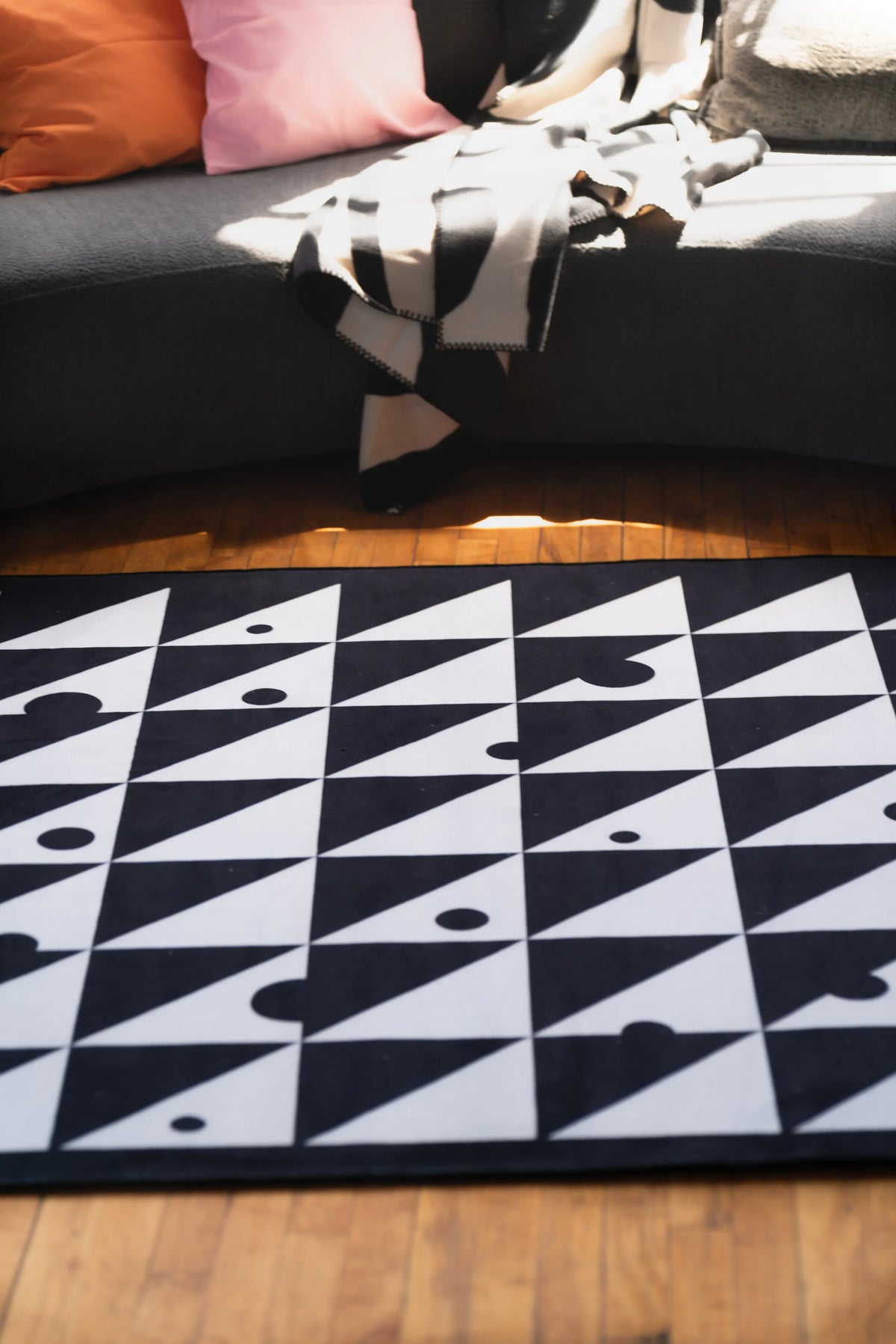 Triangle Dance Rug by Becca Franks