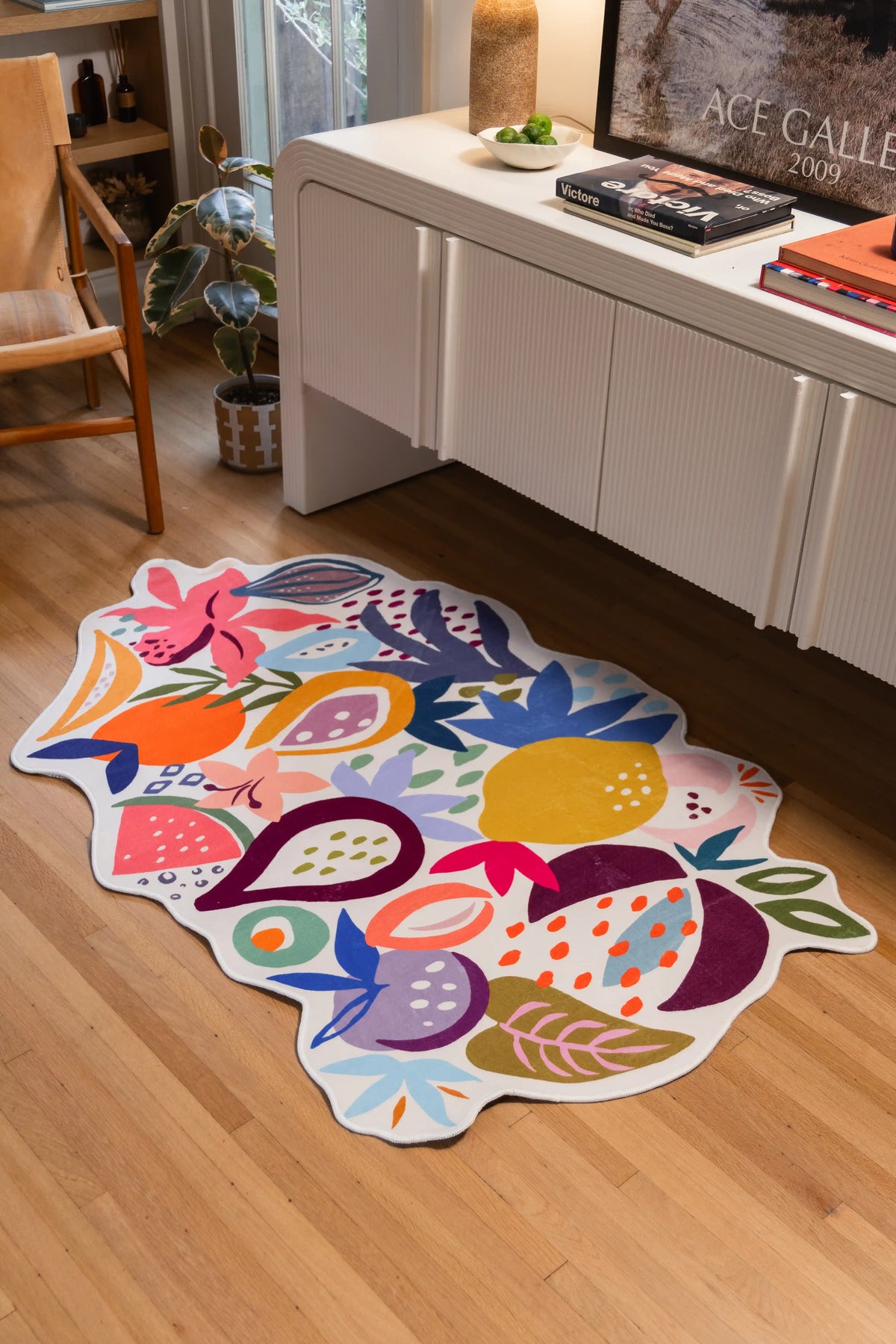 Colorful Fruit Garden Runner Rug by Maayan Alper-Swan