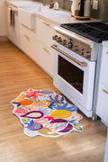 Colorful Fruit Garden Runner Rug by Maayan Alper-Swan