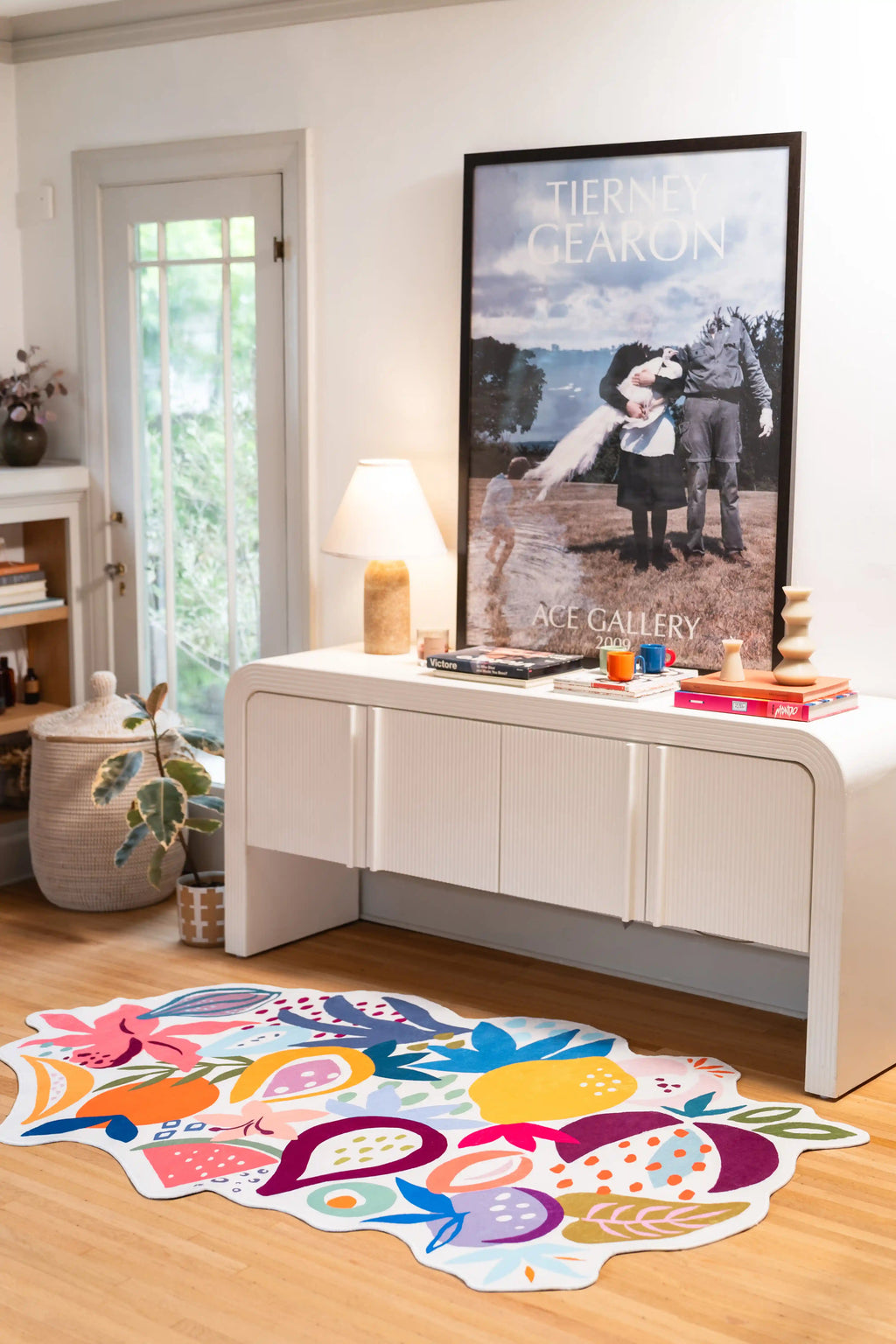 Colorful Fruit Garden Runner Rug by Maayan Alper-Swan