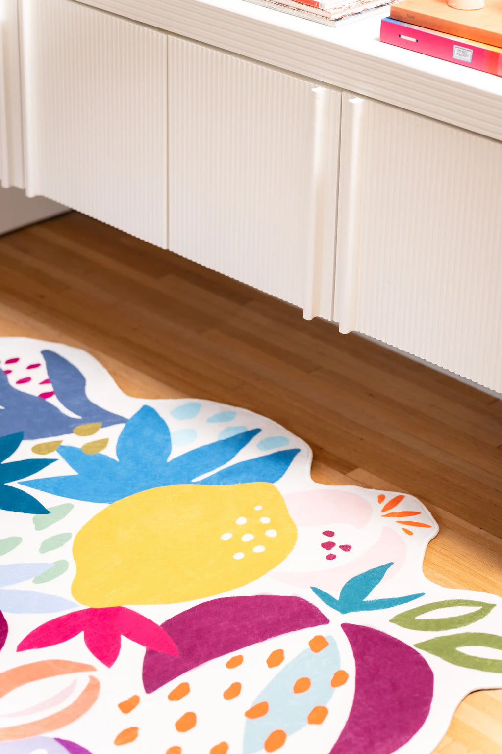Colorful Fruit Garden Runner Rug by Maayan Alper-Swan