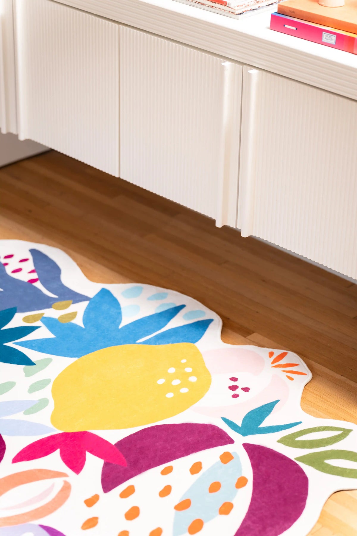 Colorful Fruit Garden Runner Rug by Maayan Alper-Swan