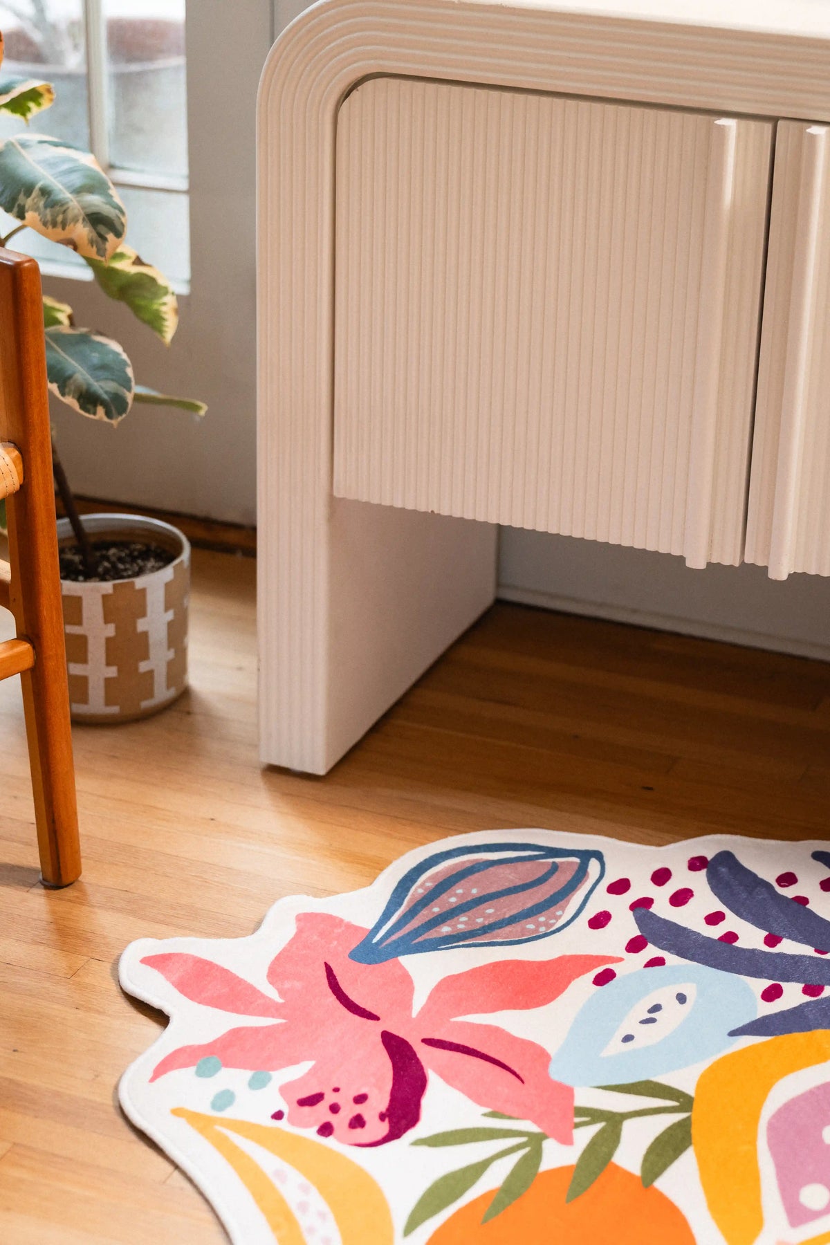 Colorful Fruit Garden Runner Rug by Maayan Alper-Swan