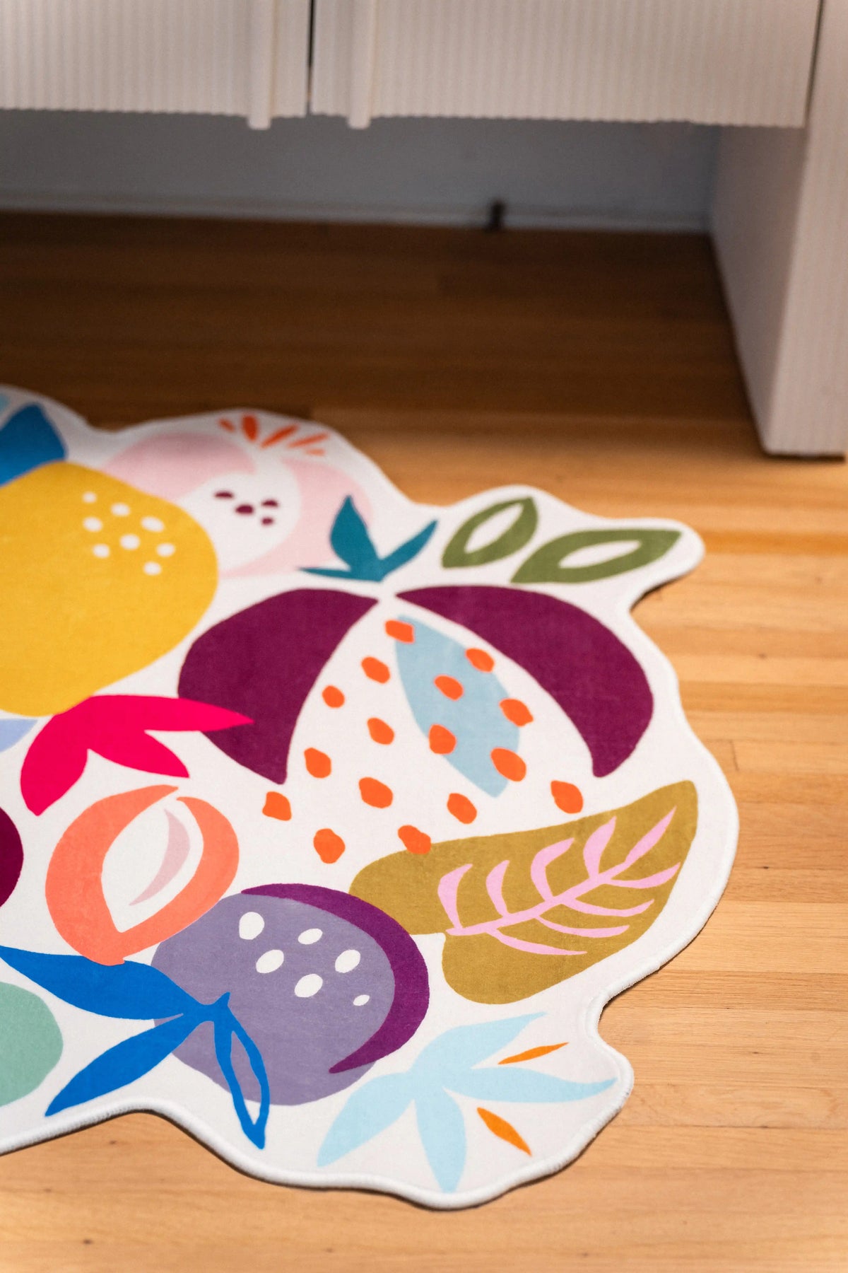 Colorful Fruit Garden Runner Rug by Maayan Alper-Swan