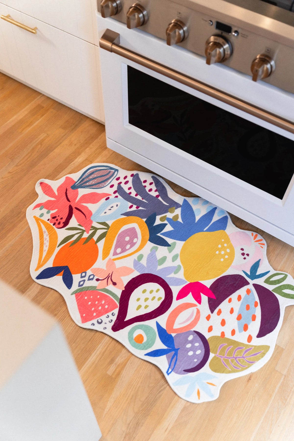 Colorful Fruit Garden Runner Rug by Maayan Alper-Swan
