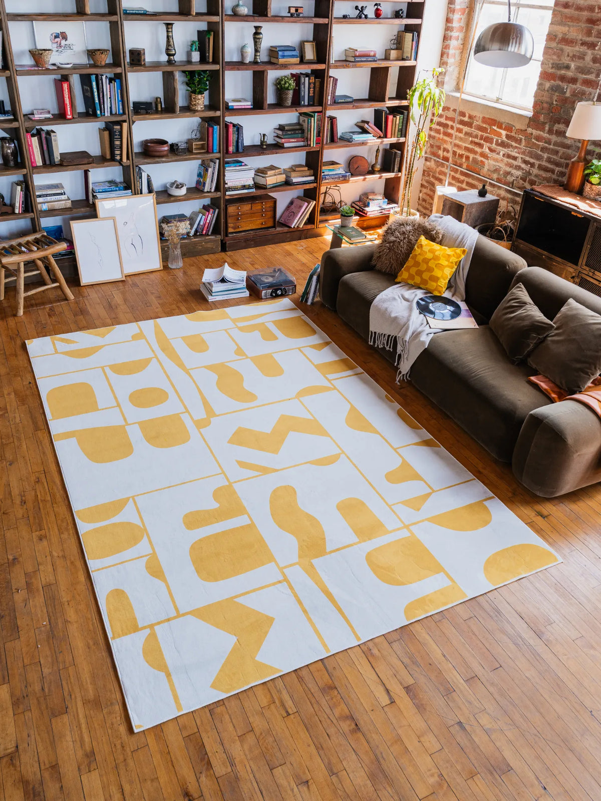Abstract Patchwork Rug by Becca Franks
