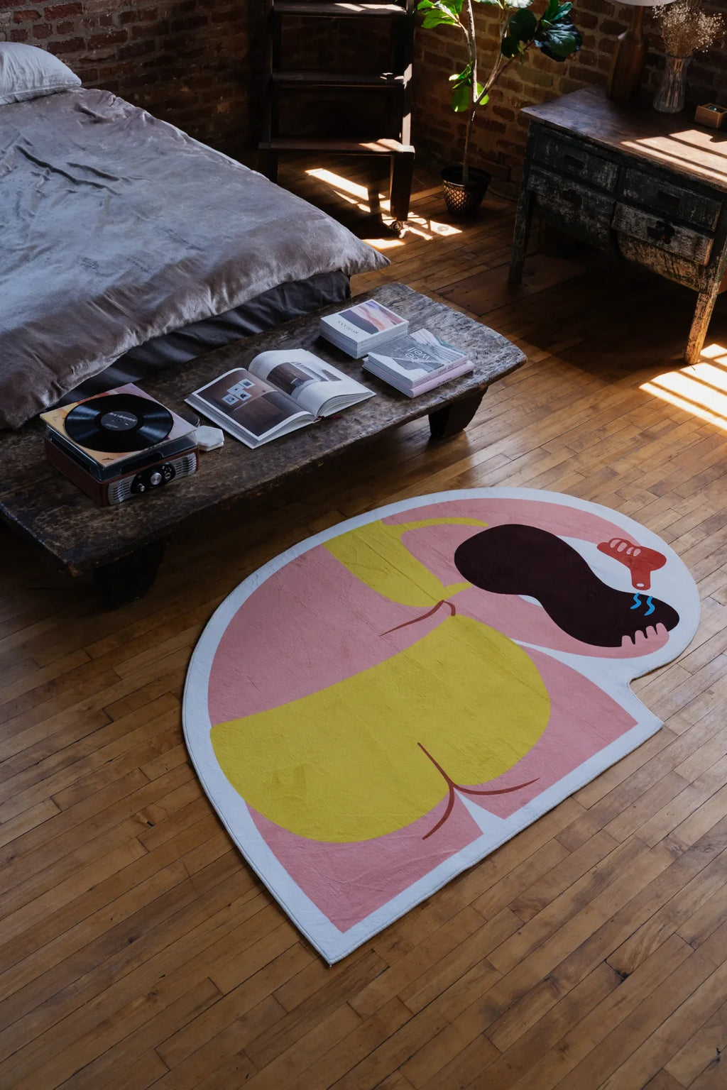 Funky Body Art Rug by Nimei