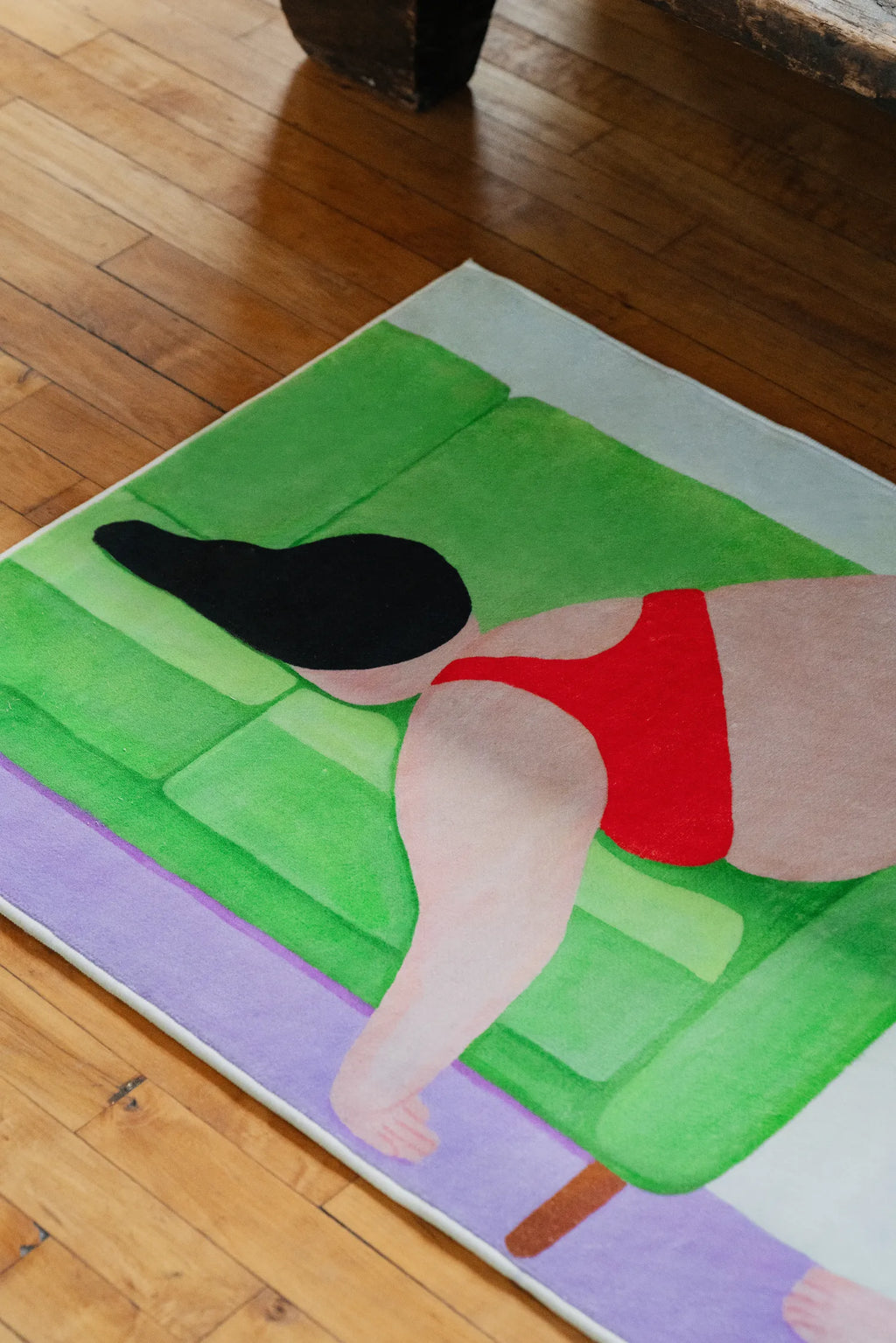 Modern Abstract Body Art Rug by Nimei