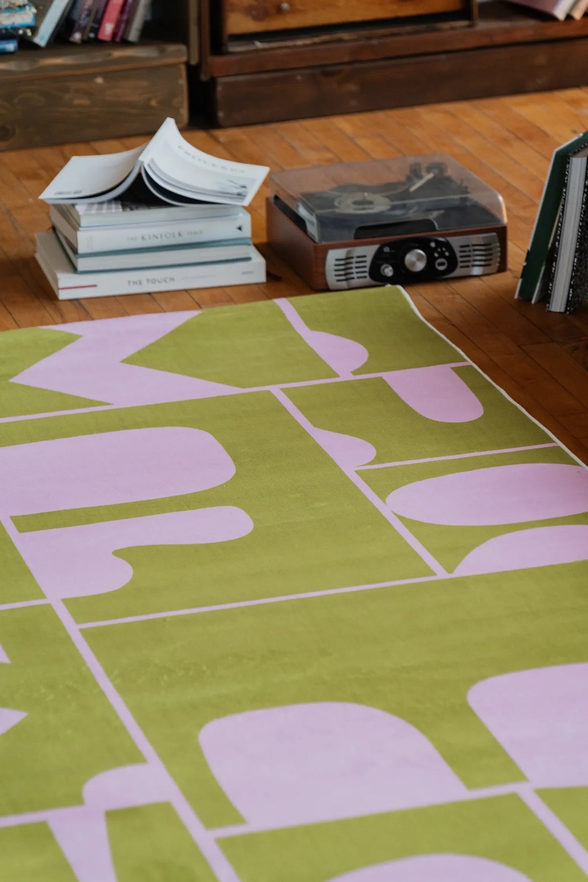 Abstract Patchwork Rug by Becca Franks