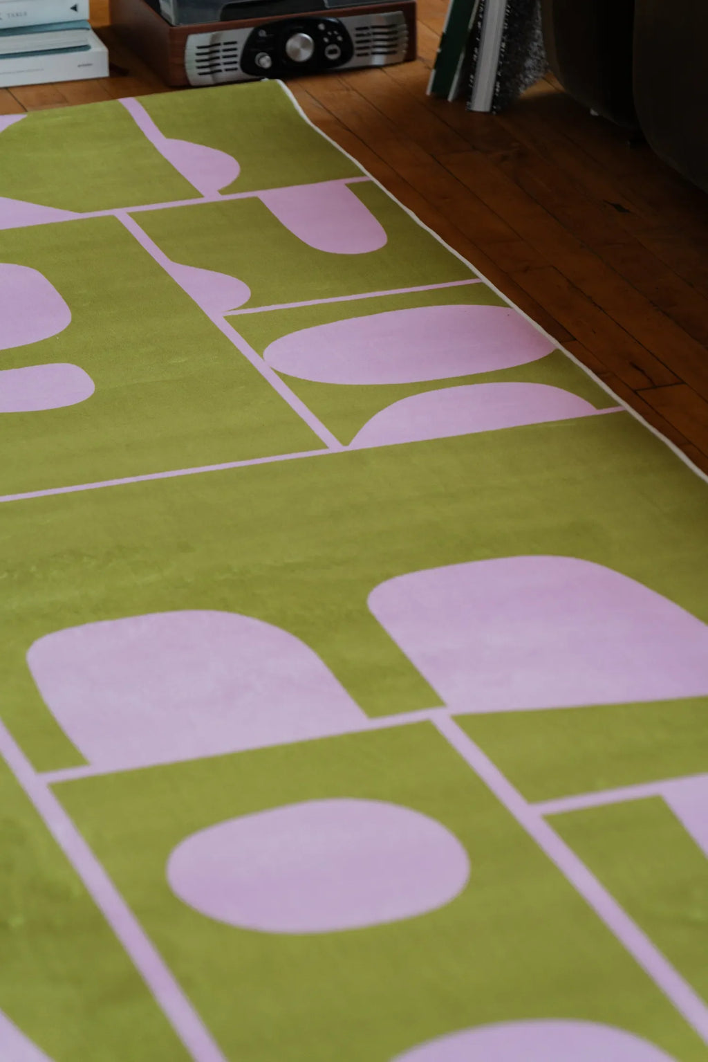 Abstract Patchwork Rug by Becca Franks