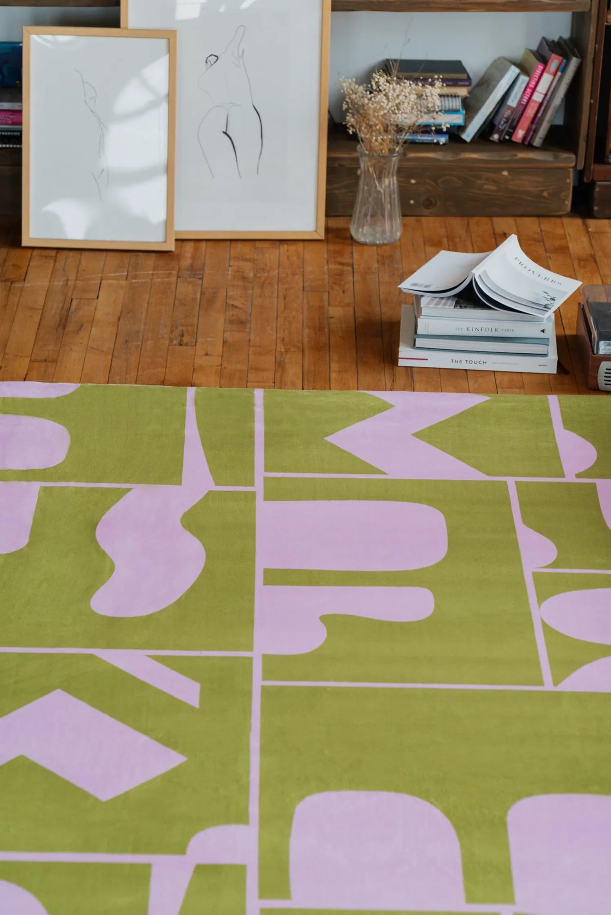 Abstract Patchwork Rug by Becca Franks