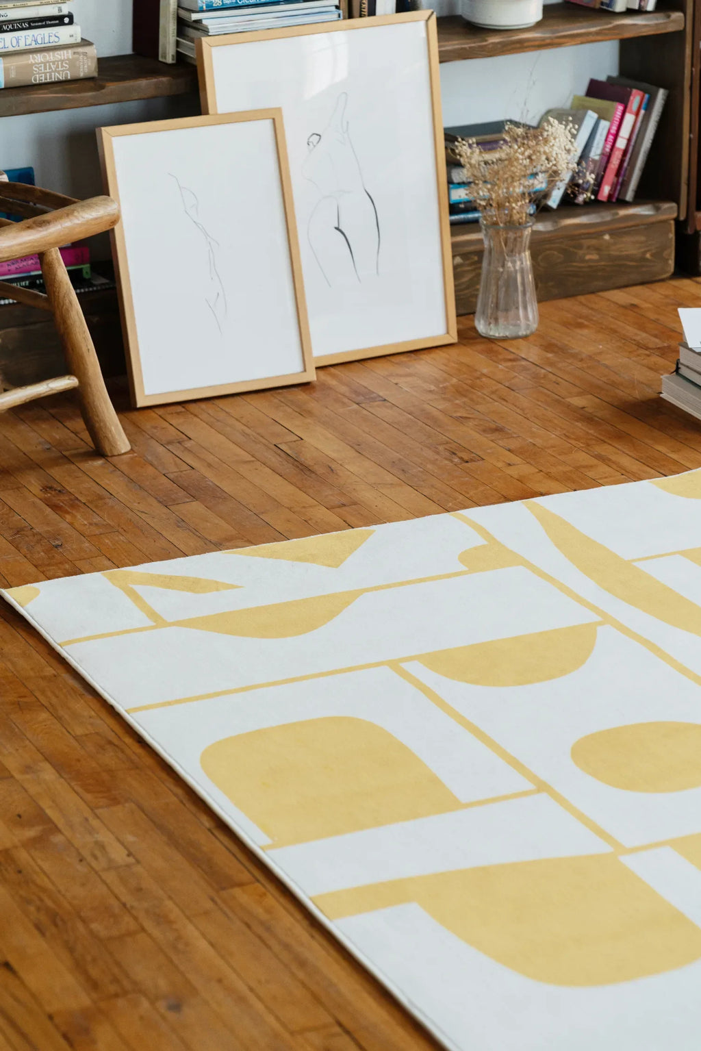 Abstract Patchwork Rug by Becca Franks