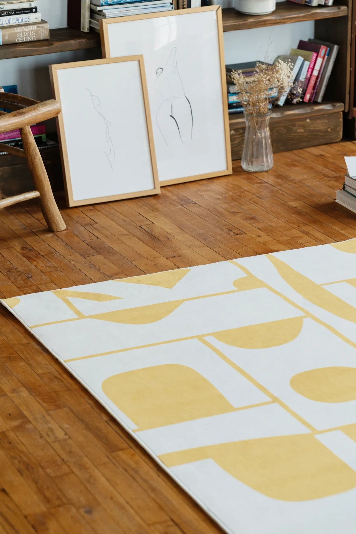 Abstract Patchwork Rug by Becca Franks