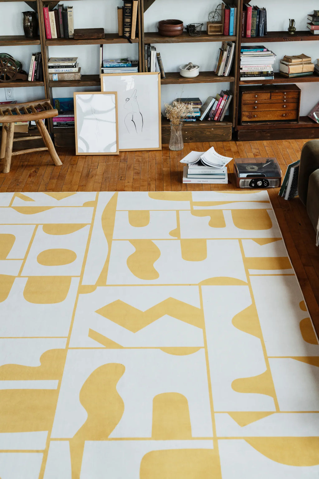 Abstract Patchwork Rug by Becca Franks
