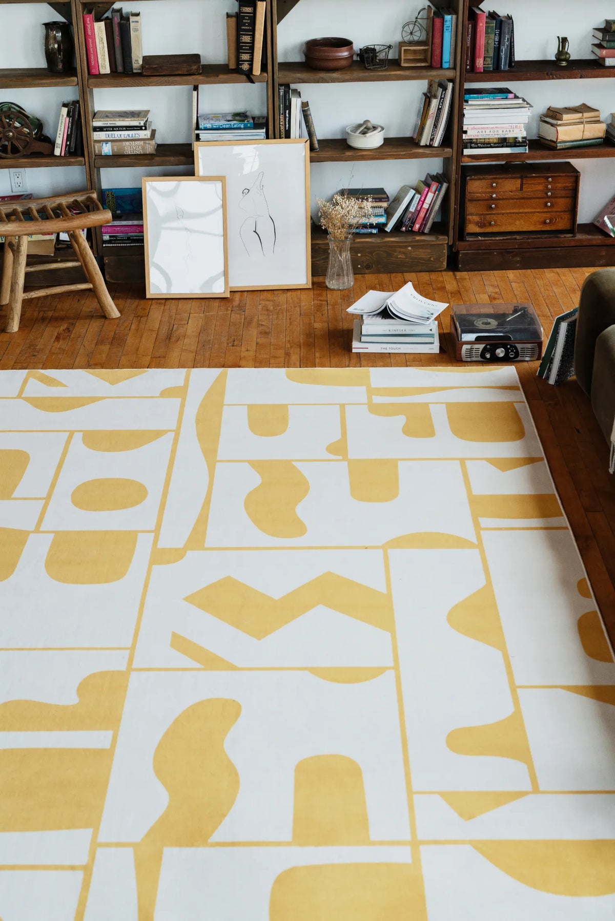 Abstract Patchwork Rug by Becca Franks
