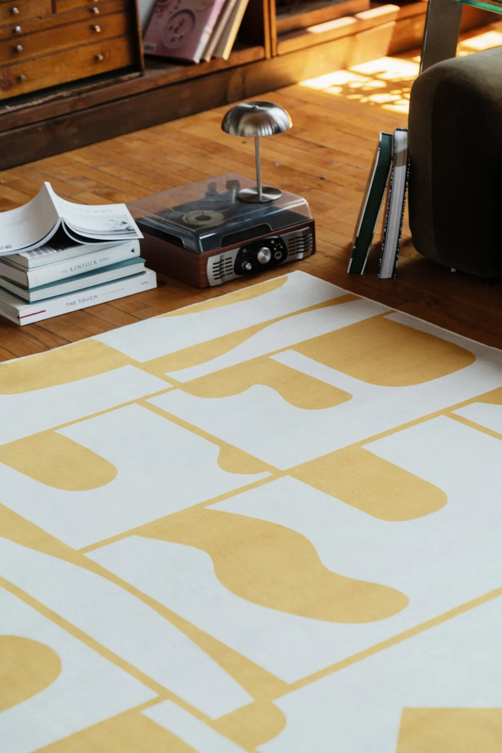 Abstract Patchwork Rug by Becca Franks