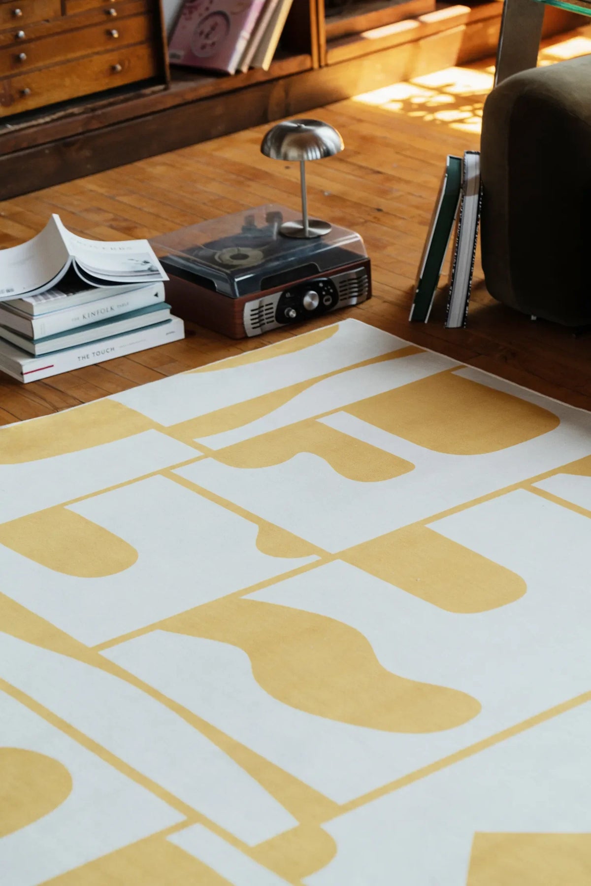 Abstract Patchwork Rug by Becca Franks